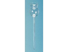 LIME GLASS THISTLE TUBE 300MM LG. PK