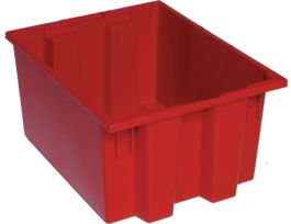 19.5INX15.5INX10IN STACK NEST TOTE RED