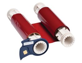 BBP85 Series R10000 Printer Ribbon, Roll of 200', Red, 6.25" W
