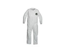 ProShield® 50 Coverall. Collar. Open Wrists and Ankles. Serged Seams, 25/CS, White