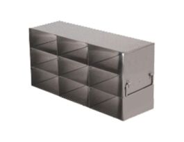 Upright Freezer Rack for Microtube Boxes with 2 7/16" Max Height, 3 x 3 Array