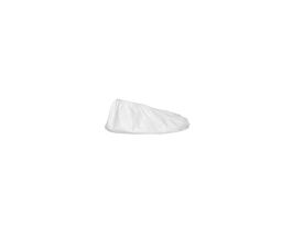 Tyvek® IsoClean® Shoe Cover. Serged Seams. PVC Sole. Elastic Opening. Elastic Toe. 5" High. White., 300/CS, White
