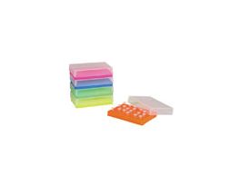 PCR preparation rack, assorted colors, 5/pk