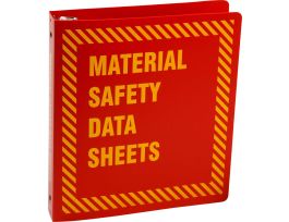 1.5" Red MSDS Binder