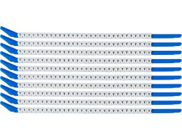 ClipSleeve Wire Markers Size 13 Nylon 14 AWG - 14 AWG, Y Pack of 300 Each