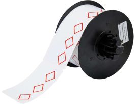 B30 Series GHS CLP Chemical Labels 2.165in H x 3.346in W Red on WT 340/RL