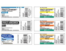 SIM PRACTI-ANTIBIOTIC LABELS SET OF 102