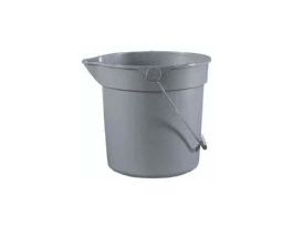 Heavy-duty low-density polyethylene pail, 14 quart