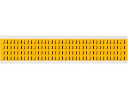 Outdoor Vinyl 0.25 in Black on Yellow Letters J Card of 144 Labels