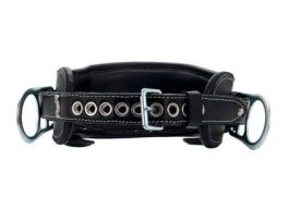 3M™ DBI-SALA® 2D Lineman Tongue Buckle Positioning Belt 1001379, Leather, Black, D18