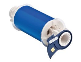 All Weather Permanent Adhesive Vinyl Label Tape for BBP85 Printer - 6" Blue