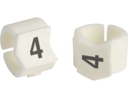 ClipSleeve Wire Markers Size 23 Nylon 8 AWG - 4 AWG, 4 Pack of 50 Pieces