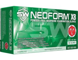 GLOVES NEOFORM X8 NEOPRENE GREEN 9.5IN L BX