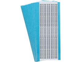 Fine Wire Markers Low Profile Vinyl Legend 50-50 to 99-99, 6250 Total