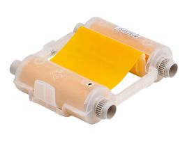 GlobalMark Series R10000 Printer Ribbon, Roll of 200', Yellow, 4.11" W x 200' L