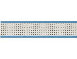 Alphabetical Acetate Cloth Upper Case Scored Wire Marking Cards, Y 1800 Total