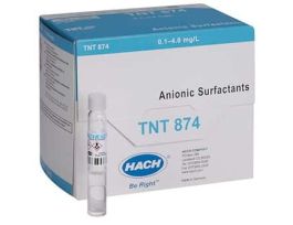 TNTplus Spectrophotometer Chemistry, Anionic Surfactants, 0.1 to 4.0 mg/L; 25/PK