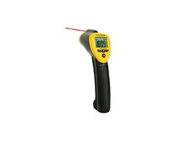 Traceable Infrared (IR) Thermometer with Calibration; 50:1 Ratio, Fixed Emissivity