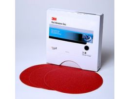 3M™ Red Abrasive Stikit™ Disc, 01101, 8 in, 40, 25 discs per carton, 5 cartons per case