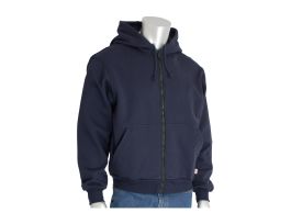 AR/FR Hooded Sweatshirt, 20 Cal, 12 oz. Cotton Flc, Zip-Front