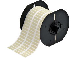 B33 Series Amber Polyimide Labels 0.25 in H x 0.9 in W Amber 5000/RL