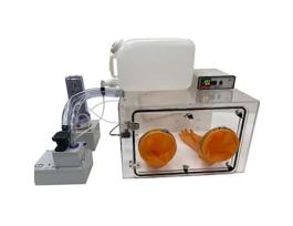 Glove Box Chamber, Humidity (10 to 95% RH) Controlled, Desiccant/Pump Dehumidification, No Temperature Control; 115V