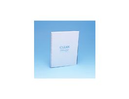 Polyethylene Cleanroom Notebook, 8-1/2" x 11", 100 page, 28 lb., 10/cs