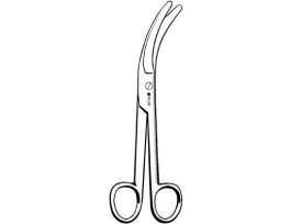 BUSCH UMBILICAL SCISS 6 1/2IN