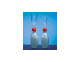500 mL Adjustable-Volume Dispenser Bottle, LDPE/PMP, 5 to 25 mL; 10/Cs