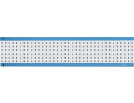 Alphabetical Vinyl Cloth Upper Case Scored Wire Marking Cards, U 1800 Total