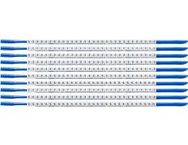 ClipSleeve Wire Markers Size 07 Nylon 18 AWG - 18 AWG, 0 to 9 Pack of 10 Each