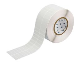 Metallized Polyester Rating Plate and PCB Lbls 0.5in H x 1.5in W LGT GR 10000/RL