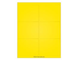 LABEL 4X3.33IN REM CRYO LASER SH YE