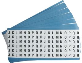 Cable Markers Glossy Permanent Vinyl, J to R 450 Total