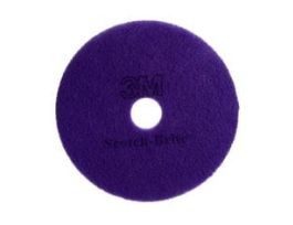 Scotch-Brite™ Purple Diamond Floor Pad Plus, 17 in, 5/Case