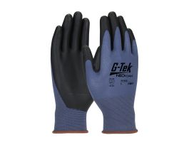 G-Tek GP, 15G Blue Nylon Shell, Black Neofoam Grip, Touchscreen