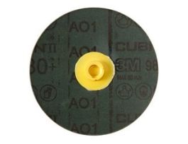 3M™ Cubitron™ II Roloc™ Fibre Disc 987C, 80+, TS, 4 in, Die RS400BB, 25/Carton, 100 ea/Case