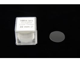 ? T 22MM COVERSLIP, #1.5 THICK (100/PK)