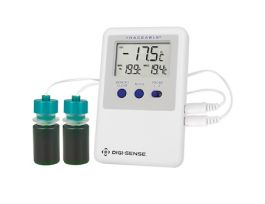 Traceable Ultra Refrigerator/Freezer Thermometer with Calibration; 2 Plastic Bottle Probes