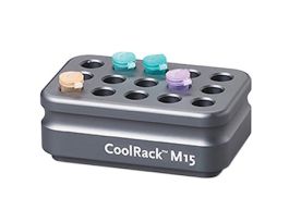Cooling Block, 15 x 1.5/2 mL Microcentrifuge Tubes; Gray