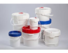 PAIL 3.5GL WHT GASKETD LID CS6