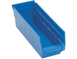 11 5/8INX 4 1/8INX 4IN SHELF BIN-BLUE