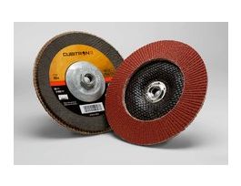3M™ Cubitron™ II Flap Disc 967A, 60+, T29 Quick Change, 7 in x 5/8"-11, 5 ea/Case