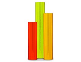 3M™ Diamond Grade™ DG³ Reflective Sheeting 4081, Fluorescent Yellow, with Lead/Trailer, 8.9687 in x 50 yd