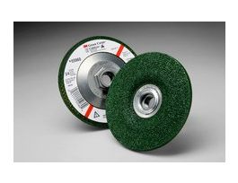 3M™ Green Corps™ Depressed Center Wheel, 24, 4-1/2 in x 1/4 in x 5/8 in-11 Internal, 10/Carton, 40 ea/Case