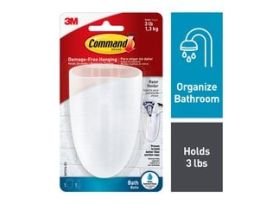 Command™ Razor Holder with Water-Resistant Strips BATH16-ES