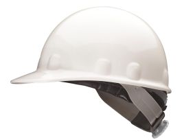 Full brim Hard Hat With 3SW2 Swingstrap Headband, 8 Pt. Suspension, White