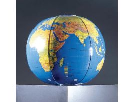 INFLATABLE TOPOGRAPHIC WORLD GLOBE 12 EA
