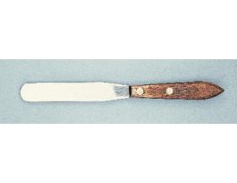 SPATULA S/S WOOD HANDLE 100MM. EA