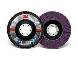 3M™ Flap Disc 769F, 40+, T27, 4-1/2 in x 7/8 in, 10 ea/Case